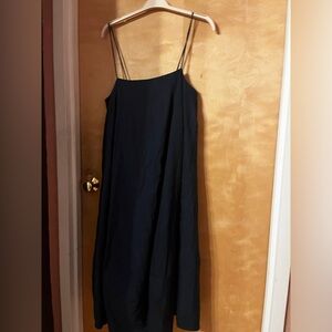 Free People summer navy blue summer dress size small